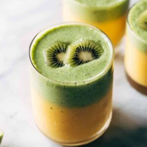 153 Flax And Kiwi Spinach Smoothie