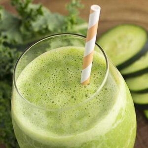 154 Cucumber Kale And Lime Apple Smoothie