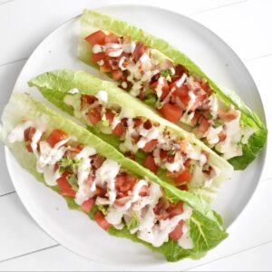 16 CHICKEN BACON RANCH LETTUCE WRAPS