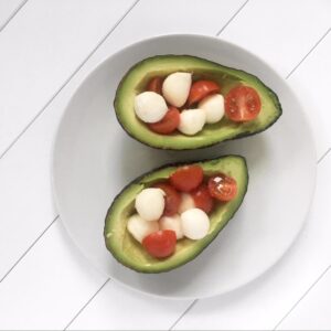 20 CAPRESE STUFFED AVOCADOS