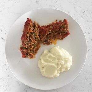 27 MINI MEATLOAF & CAULIFLOWER MASH